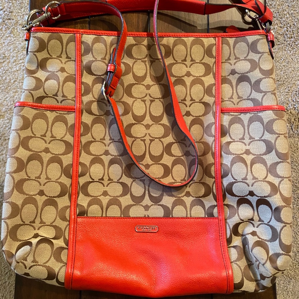 Coach Monogram Satchel handbag